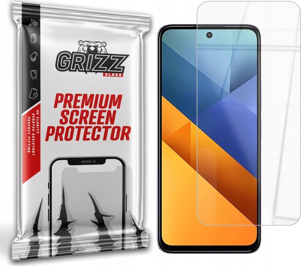 GrizzGlass Υβριδικό Γυαλί Προστασίας για Xiaomi Poco M6
