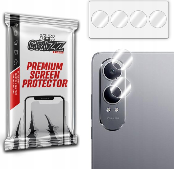 GrizzGlass Υβριδικό Γυαλί Προστασίας Κάμερας για Oppo K12x - Hybrid Glass