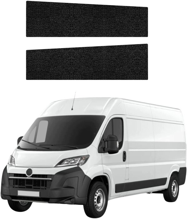GrizzGlass Czarna powłoka techniczna HeavyDuty Black na przednie progi do Opel Movano (2006-2026) [2w1] (GRZ22021)