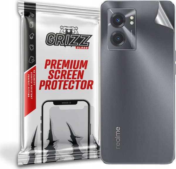 GrizzGlass Προστατευτικό Πίσω Φιλμ για Realme V23, Εύκαμπτο, Αντιχαρακτικό, Ματ Φινίρισμα