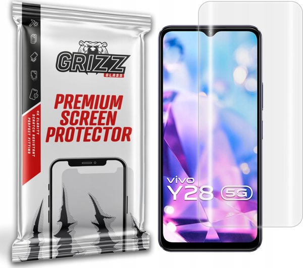 GrizzGlass Hydrofilm Προστασία Οθόνης Υδρογέλης για Vivo Y28 - Διαφανές