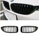 Grill BMW 4 F32 F82 F33 F83 F36 pojedyncze zebrka Gloss Black