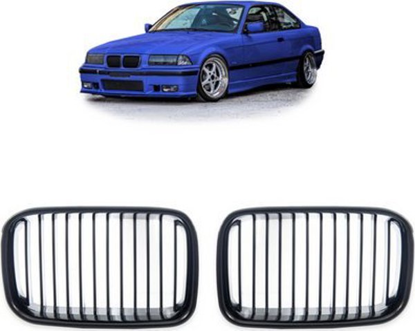 MTuning Αθλητική Γρίλια BMW 3 E36 Compact 1991-1996 Gloss Black