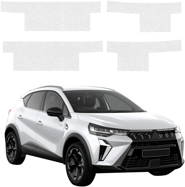 GrizzGlass Bezbarwna powłoka techniczna HeavyDuty Clear na progi do Mitsubishi ASX Facelift (2024-2026) [4w1] (GRZ20838)