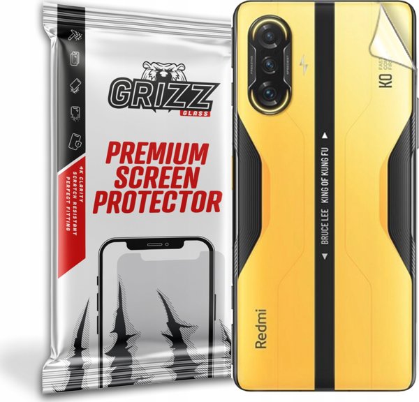 GrizzGlass Προστατευτικό Φιλμ Πλάτης για Xiaomi Redmi K40 GE 5G, Εύκαμπτο, Αντιχαρακτικό, Διαφανές