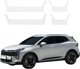 GrizzGlass Biała powłoka techniczna HeavyDuty White na progi do Kia Sportage 5 Facelift (2025-2026) [4w1] (GRZ21492)