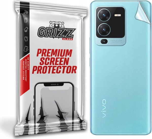 GrizzGlass Φιλμ Πίσω Όψης για Vivo V25 Pro 5G, Ματ Προστατευτικό Αυτοκόλλητο, Αντιχαρακτικό, Εύκολη Τοποθέτηση