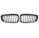 Grill sportowy pojedyncze zebrka Matt Black BMW 3 F34 Gran Turismo 2013-2020