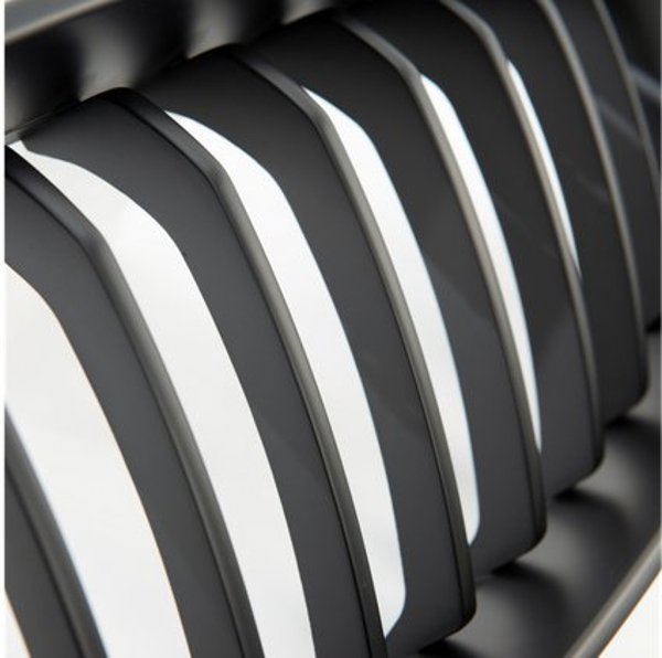 Grill sportowy pojedyncze zebrka Matt Black BMW 3 F34 Gran Turismo 2013-2020