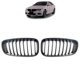 Grill sportowy pojedyncze zebrka Matt Black BMW 3 F34 Gran Turismo 2013-2020
