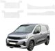 GrizzGlass Bezbarwna powłoka techniczna HeavyDuty Clear na progi z wcięciami do Opel Combo Cargo (2018-2026) [4w1] (GRZ22717)