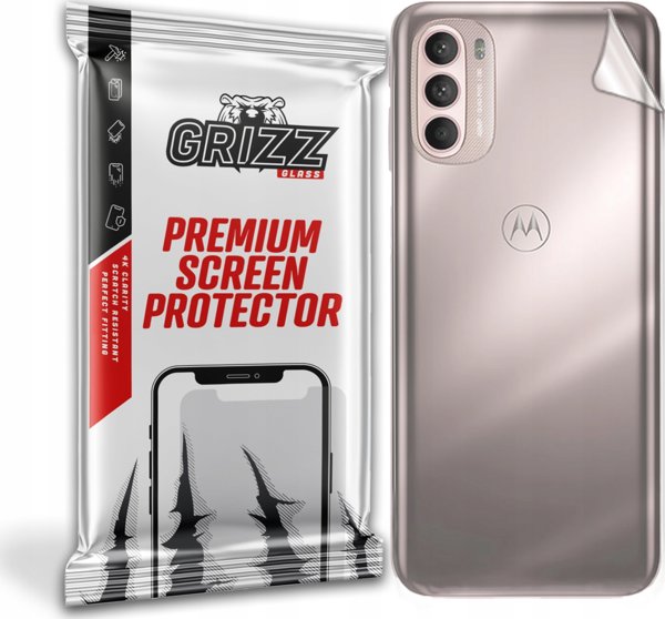 GrizzGlass Προστατευτική Μεμβράνη Πλάτης για Motorola Moto G41, Flexible, Ανθεκτική στις Γρατζουνιές