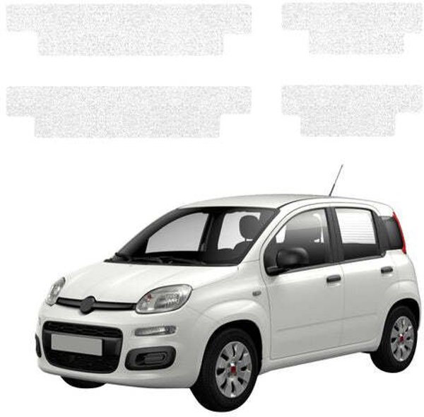 GrizzGlass Biała powłoka techniczna HeavyDuty White na progi do Fiat Panda (2020-2026) [4w1] (GRZ21339)