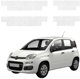 GrizzGlass Biała powłoka techniczna HeavyDuty White na progi do Fiat Panda (2020-2026) [4w1] (GRZ21339)
