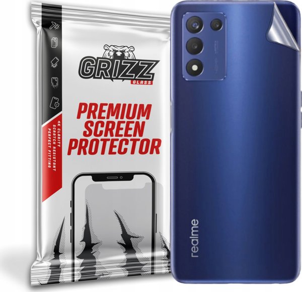 GrizzGlass Προστατευτικό Πίσω Φύλλο για Realme 9 5G SE, Εύκαμπτο και Άθραυστο, Σατέν Φινίρισμα
