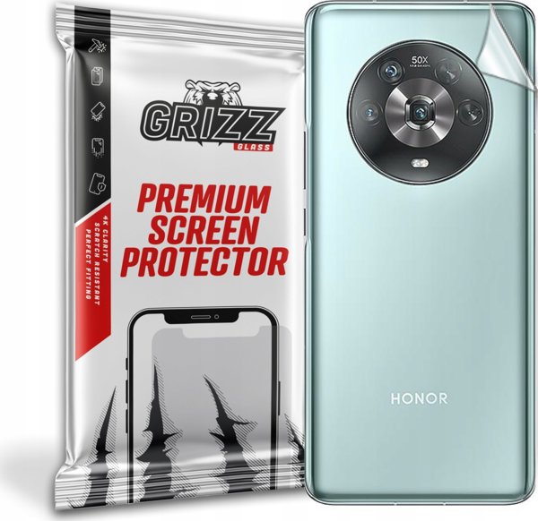 GrizzGlass Πίσω Προστατευτικό Φύλλο για Honor Magic 4, Εύκαμπτο & Ανθεκτικό, Διαφανές