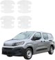 GrizzGlass Biała powłoka techniczna HeavyDuty White pod klamki do Peugeot Partner (2018-2026) [4w1] (GRZ22489)