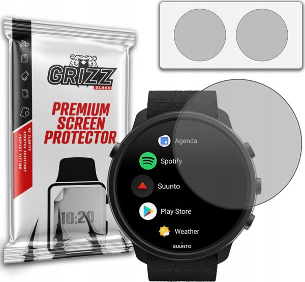 GrizzGlass Ματ Προστατευτικό Φιλμ Οθόνης PaperTouch για Suunto 7 – Αντιθαμβωτική Προστασία από Γρατζουνιές