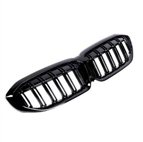Γρίλια BMW 3 G20 G21 διπλά μπάρες Gloss Black