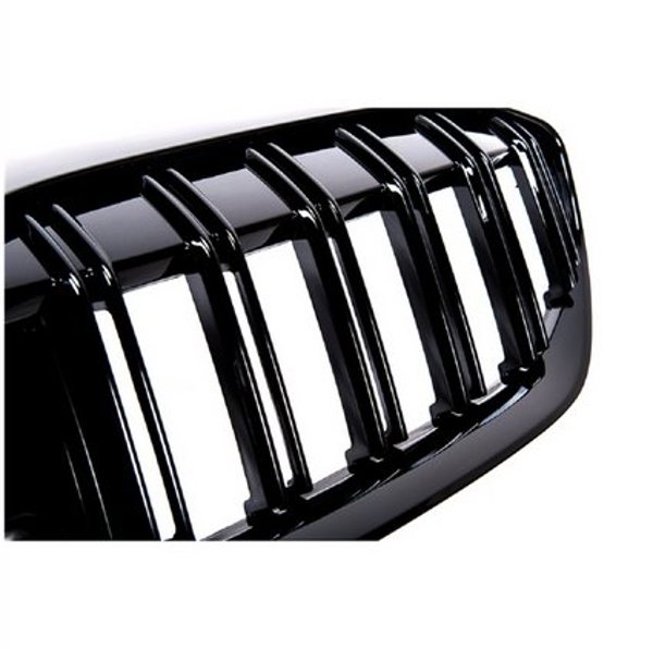 Γρίλια BMW 3 G20 G21 διπλά μπάρες Gloss Black