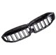 Γρίλια BMW 3 G20 G21 διπλά μπάρες Gloss Black