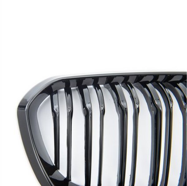 ΓΡΙΛΙΑ ΣΠΟΡ ΔΙΠΛΕΣ ΡΑΒΔΟΙ Gloss Black BMW 3 (F34) Gran Turismo 2013-2020