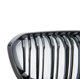 ΓΡΙΛΙΑ ΣΠΟΡ ΔΙΠΛΕΣ ΡΑΒΔΟΙ Gloss Black BMW 3 (F34) Gran Turismo 2013-2020