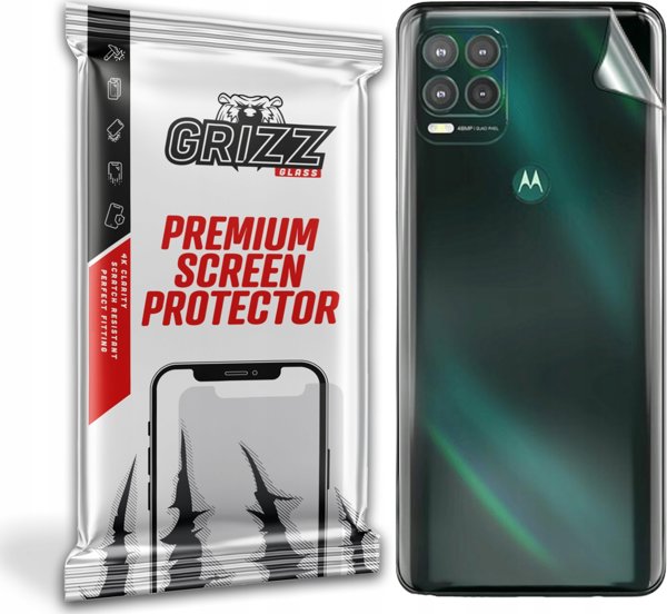 GrizzGlass Προστατευτική Μεμβράνη Πλάτης για Motorola Moto G Stylus 5G 2021, Αντιχαρακτική & Εύκολη Τοποθέτηση