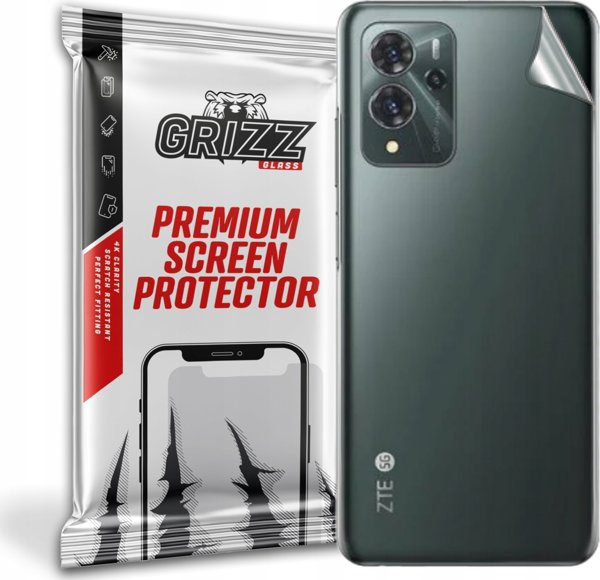 GrizzGlass Προστατευτική Μεμβράνη Πλάτης για ZTE Voyage 30 Pro+ - Διάφανη Αυτοκόλλητη Προστασία