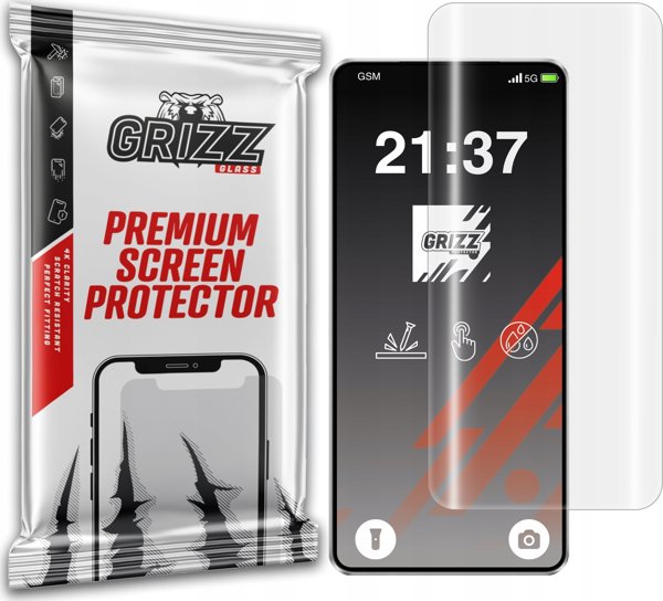 GrizzGlass Hydrofilm Προστατευτική Μεμβράνη Υδρογέλης για Vivo iQOO Z9 Turbo Plus