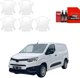 GrizzGlass Bezbarwna folia ochronna BodyShield pod klamki do Toyota Proace City (2018-2026) [5w1] (GRZ21827)