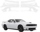 GrizzGlass Biała powłoka techniczna HeavyDuty White na front do Dodge Challenger GT (2015-2023) [8w1] (GRZ22280)
