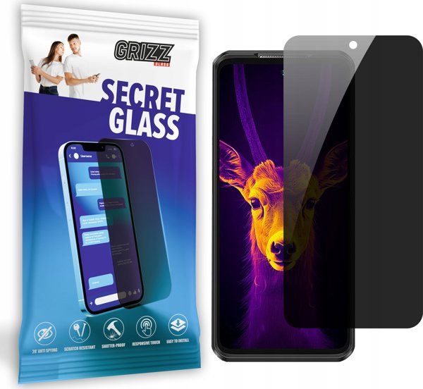 GrizzGlass SecretGlass Γυαλί Προστασίας Απορρήτου για Ulefone Armor 25T Pro