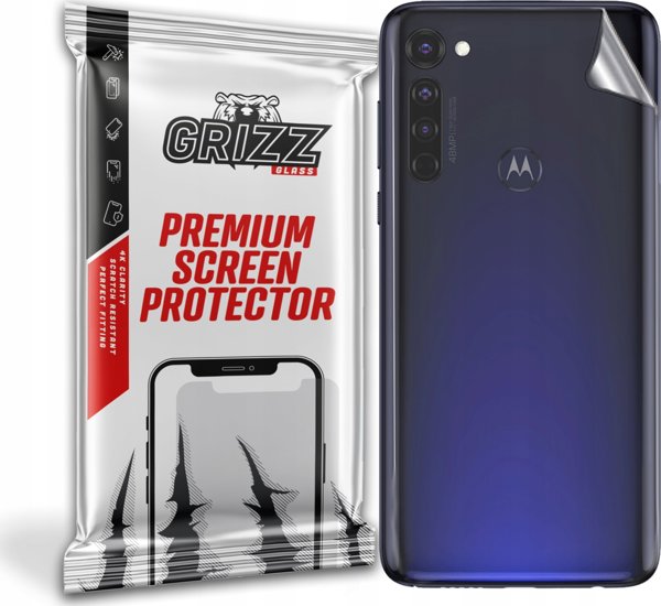 GrizzGlass Προστατευτικό Πίσω Όψης για Motorola Moto G Pro, Εύκαμπτο Film Προστασίας από Γρατζουνιές, Διάφανο
