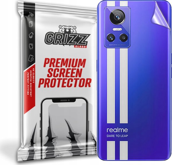 GrizzGlass Προστατευτικό Φιλμ Πλάτης για Realme GT Neo 3, Αντιχαρακτικό, Satin Finish