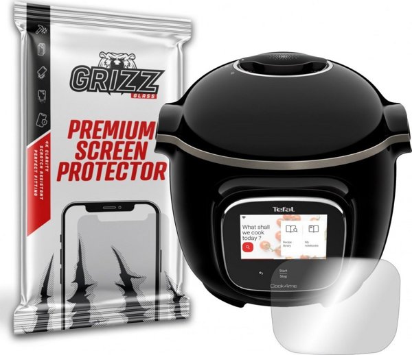 Υβριδικό Γυαλί GrizzGlass για Tefal Multicooker CY9128 – Προστατευτικό Οθόνης, Εύκαμπτο & Ανθεκτικό