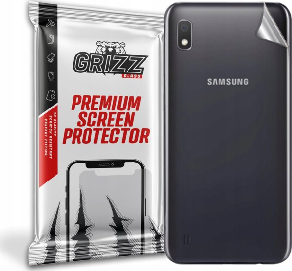 GrizzGlass Προστατευτικό Πίσω Γυαλί για Samsung Galaxy A10, Ανθεκτικό, Αντιδακτυλικό, Διαφανές