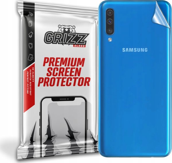 GrizzGlass Προστατευτική Μεμβράνη Πλάτης για Samsung Galaxy A50 - Εύκολη Τοποθέτηση, Ανθεκτική Προστασία από Γρατζουνιές