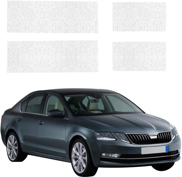 GrizzGlass Biała powłoka techniczna HeavyDuty White na progi do Skoda Octavia 3 (2017-2020) [4w1] (GRZ21577)