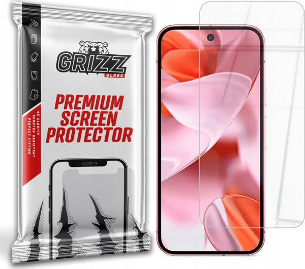 GrizzGlass Υβριδικό Γυαλί Προστασίας Οθόνης για Google Pixel 9 - HybridGlass