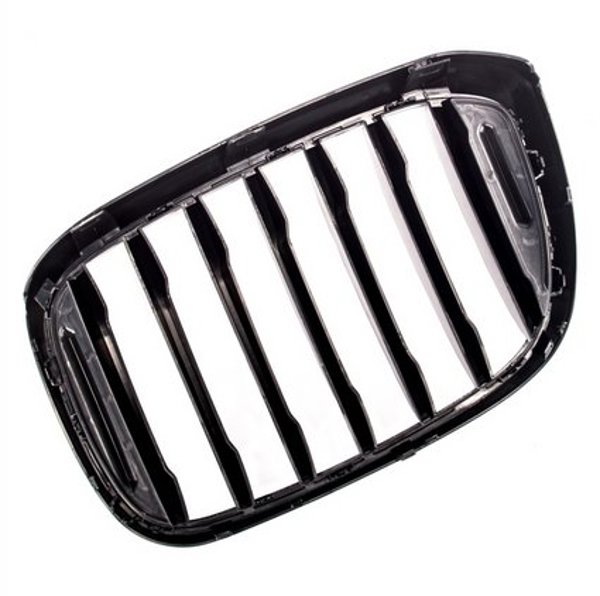 MTuning Αθλητική Γρίλια BMW X3 G01/F97 & X4 G02/F98 2017-2021, Gloss Black, Σετ Μονών Νεύρων