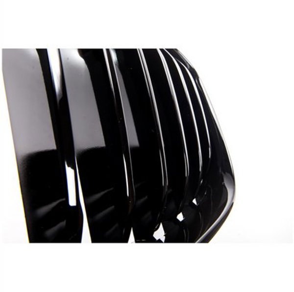 MTuning Αθλητική Γρίλια BMW X3 G01/F97 & X4 G02/F98 2017-2021, Gloss Black, Σετ Μονών Νεύρων
