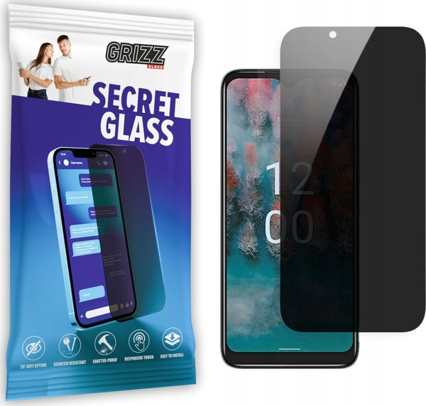 GrizzGlass SecretGlass Γυαλί Προστασίας Οθόνης (Privacy) για Nokia C12