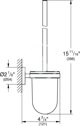 Grohe Grohe szczotka toaletowa (komplet) Essentials, brushed warm sunset 40374DL1