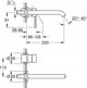 Grohe Grohe 2-otworowa bateria umywalkowa Essence rozmiar L czarny 29193KF1