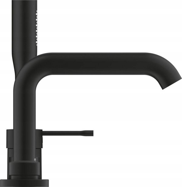 Grohe Grohe 4-otworowa bateria wannowa Essence czarny 25251KF1
