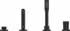 Grohe Grohe 4-otworowa bateria wannowa Essence czarny 25251KF1