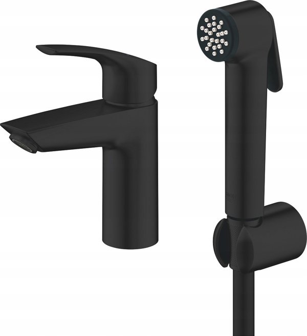 Grohe Grohe μπαταρία νιπτήρα Eurosmart μέγεθος S μαύρο ματ 231242433