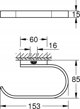 Grohe Grohe uchwyt na papier Selection, phantom black 41220KF0