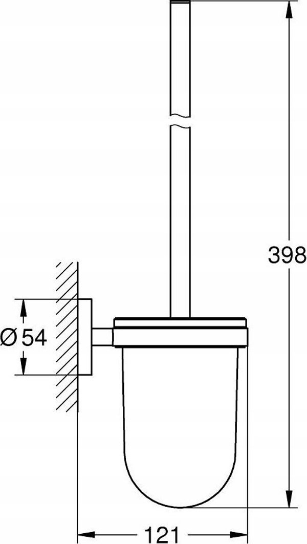 Grohe Essentials Szczotka toaletowa (komplet)